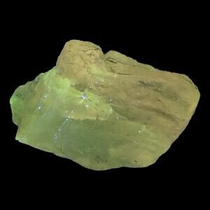 Pink Translucent‎ Art Glass Cullet Glowing Manganese Glass  #4GL93